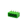 Conector Verde Multipolar STLZ950GH Macho 90º (Horizontal) Com as Laterais Fechadas - Passo 5,08mm - 2 a 18 Vias - Phoenix Mecano