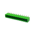 Conector Verde Multipolar STLZ950GH Macho 90º (Horizontal) Com as Laterais Fechadas - Passo 5,08mm - 2 a 18 Vias - Phoenix Mecano