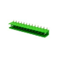 Conector Verde Multipolar STLZ950H Macho 90º (Horizontal) Com as Laterais Abertas - Passo 5,08mm - 2 a 18 Vias - Phoenix Mecano