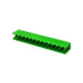 Conector Verde Multipolar STLZ950V Macho 180º (Vertical) Com as Laterais Abertas - Passo 5,08mm - 2 a a 18 Vias - Phoenix Mecano