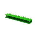 Conector Verde Multipolar STLZ950H Macho 90º (Horizontal) Com as Laterais Abertas - Passo 5,08mm - 2 a 18 Vias - Phoenix Mecano