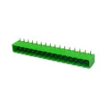 Conector Verde Multipolar STLZ950GH Macho 90º (Horizontal) Com as Laterais Fechadas - Passo 5,08mm - 2 a 18 Vias - Phoenix Mecano