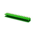 Conector Verde Multipolar STLZ950H Macho 90º (Horizontal) Com as Laterais Abertas - Passo 5,08mm - 2 a 18 Vias - Phoenix Mecano