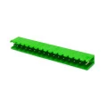 Conector Verde Multipolar STLZ950V Macho 180º (Vertical) Com as Laterais Abertas - Passo 5,08mm - 2 a a 18 Vias - Phoenix Mecano