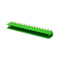 Conector Verde Multipolar STLZ950H Macho 90º (Horizontal) Com as Laterais Abertas - Passo 5,08mm - 2 a 18 Vias - Phoenix Mecano