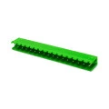 Conector Verde Multipolar STLZ950V Macho 180º (Vertical) Com as Laterais Abertas - Passo 5,08mm - 2 a a 18 Vias - Phoenix Mecano