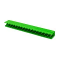 Conector Verde Multipolar STLZ950V Macho 180º (Vertical) Com as Laterais Abertas - Passo 5,08mm - 2 a a 18 Vias - Phoenix Mecano