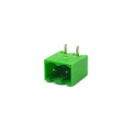 Conector Verde Multipolar STLZ950GH Macho 90º (Horizontal) Com as Laterais Fechadas - Passo 5,08mm - 2 a 18 Vias - Phoenix Mecano