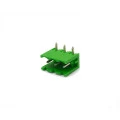 Conector Verde Multipolar STLZ950H Macho 90º (Horizontal) Com as Laterais Abertas - Passo 5,08mm - 2 a 18 Vias - Phoenix Mecano
