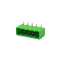 Conector Verde Multipolar STLZ950GH Macho 90º (Horizontal) Com as Laterais Fechadas - Passo 5,08mm - 2 a 18 Vias - Phoenix Mecano