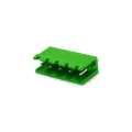 Conector Verde Multipolar STLZ950V Macho 180º (Vertical) Com as Laterais Abertas - Passo 5,08mm - 2 a a 18 Vias - Phoenix Mecano