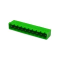 Conector Verde Multipolar STLZ950GV Macho 180º (Vertical) Com as Laterais Fechadas - Passo 5,08mm - 2 a 18 Vias - Phoenix Mecano