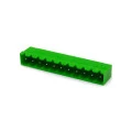 Conector Verde Multipolar STLZ950GV Macho 180º (Vertical) Com as Laterais Fechadas - Passo 5,08mm - 2 a 18 Vias - Phoenix Mecano