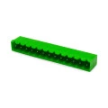 Conector Verde Multipolar STLZ950GV Macho 180º (Vertical) Com as Laterais Fechadas - Passo 5,08mm - 2 a 18 Vias - Phoenix Mecano