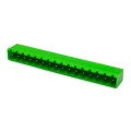 Conector Verde Multipolar STLZ950GV Macho 180º (Vertical) Com as Laterais Fechadas - Passo 5,08mm - 2 a 18 Vias - Phoenix Mecano