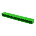 Conector Verde Multipolar STLZ950GV Macho 180º (Vertical) Com as Laterais Fechadas - Passo 5,08mm - 2 a 18 Vias - Phoenix Mecano