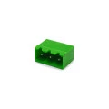 Conector Verde Multipolar STLZ950GV Macho 180º (Vertical) Com as Laterais Fechadas - Passo 5,08mm - 2 a 18 Vias - Phoenix Mecano