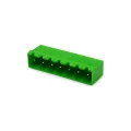Conector Verde Multipolar STLZ950GV Macho 180º (Vertical) Com as Laterais Fechadas - Passo 5,08mm - 2 a 18 Vias - Phoenix Mecano