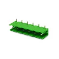 Conector Verde Multipolar STLZ960 Macho 90º (Horizontal) Com as Laterais Abertas - Passo 7,62mm - 2 a 10 Vias - Phoenix Mecano