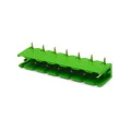Conector Verde Multipolar STLZ960 Macho 90º (Horizontal) Com as Laterais Abertas - Passo 7,62mm - 2 a 10 Vias - Phoenix Mecano
