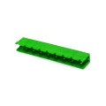 Conector Verde Multipolar STLZ960 Macho 180º (Vertical) Com as Laterais Abertas - Passo 7,62mm - 2 a 10 Vias - Phoenix Mecano