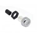 Suporte de LED 5mm cromado com lente - SP5.8 - Patola