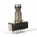 Chave Foot Switch 4PDT Super ByPass na cor Preta para solda fio - SW4PDT