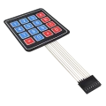 Teclado Matricial de Membrana 4X4 16 Teclas Compatível com Arduino - GC-09