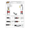 Conector TNC Fêmea Reto Cabo Prensa Cabo RG-213 / RGC-213 - TF-10 - Gav 125 - KLC