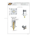 Conector TNC Fêmea Reto Painel Base Quadrada - TF-2 - Gav 70 - KLC