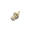 Conector TNC Fêmea Reto Cabo Painel Crimpagem RG-174 Pino Macho Fixo - TF-39 - Gav 110 - KLC