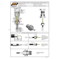 Conector TNC Fêmea Reto Cabo Painel Crimpagem RG-174 Pino Macho Fixo - TF-39 - Gav 110 - KLC