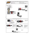 Conector TNC Macho Angular Cabo Prensa Cabo RG-213 / RGC-213 / RGC-8 - TM-34 - Gav 107 - KLC