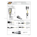 Conector TNC Macho Reto Cabo Crimpagem RG-58 Fixo - TM-3CR - Gav 114 - KLC