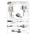 Conector TNC Macho Reto Cabo Crimpragem RG/RGC-58 Pino Solto - TM-4CR - Gav 49 - KLC
