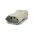 Tomada Desmontável Cinza 2P+T A/C 20A/250V - TMD2-3 - Margirius