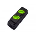 Régua com 2 Tomadas TPA-2 - Para Pinos de 10A (4.00mm) á 20A (4,80mm)/250V 