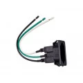 Tomada com Rabicho Preta 20A/250V - TPA2-3 E3F - Margirius