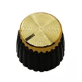 Knob para Eixo estriado padrão Marshall - Dourado - KN-21