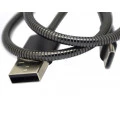 Cabo Metalizado USB 2.0 Tipo C 1 Metro - CB-99 - Shinka