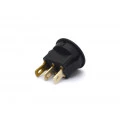 Chave Gangorra / Tecla Redonda Liga/Desliga com led Verde - SMRS-101N-2C3 - Jietong