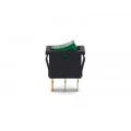 Chave Gangorra / Tecla com 3 Terminais 6A/250V Verde com Neon - KCD1-102N