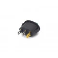 Chave Gangorra / Tecla Oval com 3 Terminais 6A/250V com Neon Verde - KCD1-115N