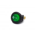 Chave Gangorra / Tecla Redonda Liga/Desliga com led Verde - SMRS-101N-2C3 - Jietong