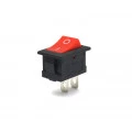 Chave Gangorra / Tecla com 2 Terminais 6A/250Vac e 10A/125Vac - PT/VD/VM - KCD1-101