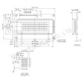 Display LCD 16x04 Verde com Luz de Fundo (Back Light) WH-1604A-YYH-JT - Winstar