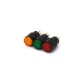 Chave Push Button com Led Desliga/Liga com Trava 12V-5A - WTN-16-1205R3B - Diversas Cores