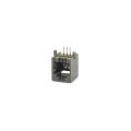 Conector Jack RJ12 6P6C 6 Vias Cinza - YH55-04